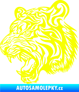Samolepka Tygr 007 levá Fluorescentní žlutá