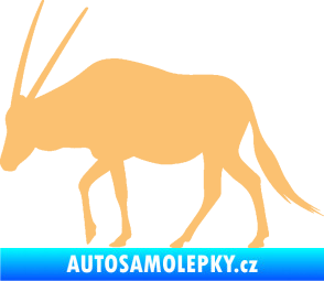 Samolepka Antilopa 001 levá béžová