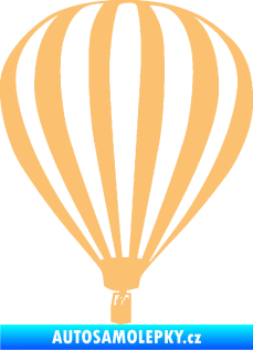 Samolepka Horkovzdušný balón 001  béžová