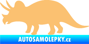 Samolepka Triceratops 001 levá béžová