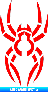 Samolepka Pavouk 006 Fluorescentní červená