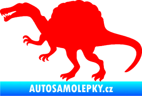 Samolepka Spinosaurus 001 levá Fluorescentní červená