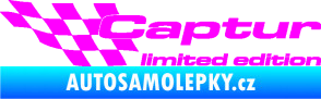 Samolepka Captur limited edition levá Fluorescentní růžová