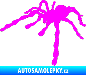 Samolepka Pavouk 013 - levá Fluorescentní růžová