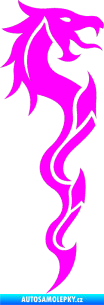 Samolepka Dragon 027 pravá Fluorescentní růžová