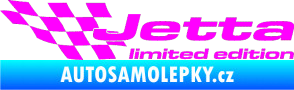 Samolepka Jetta limited edition levá Fluorescentní růžová