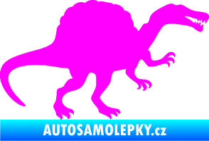 Samolepka Spinosaurus 001 pravá Fluorescentní růžová