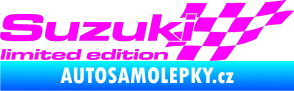 Samolepka Suzuki limited edition pravá Fluorescentní růžová