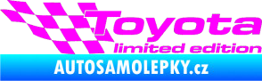 Samolepka Toyota limited edition levá Fluorescentní růžová