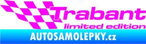 Samolepka Trabant limited edition levá Fluorescentní růžová