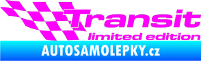 Samolepka Transit limited edition levá Fluorescentní růžová