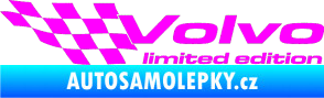 Samolepka Volvo limited edition levá Fluorescentní růžová