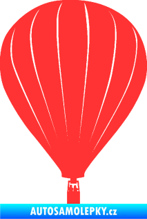 Samolepka Horkovzdušný balón 002 světle červená