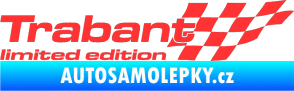 Samolepka Trabant limited edition pravá světle červená