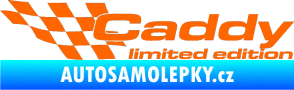 Samolepka Caddy limited edition levá Fluorescentní oranžová