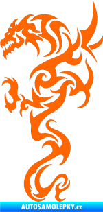 Samolepka Dragon 019 levá Fluorescentní oranžová