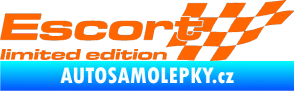 Samolepka Escort limited edition pravá Fluorescentní oranžová