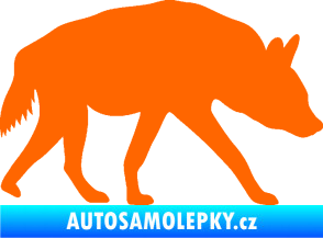 Samolepka Hyena 001 pravá Fluorescentní oranžová