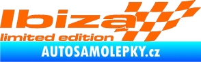 Samolepka Ibiza limited edition pravá Fluorescentní oranžová