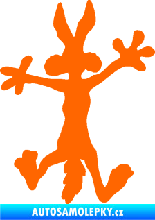 Samolepka Kojot 002 levá Fluorescentní oranžová