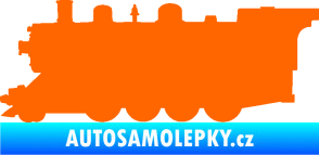 Samolepka Lokomotiva 002 levá Fluorescentní oranžová