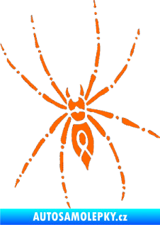 Samolepka Pavouk 011 levá Fluorescentní oranžová