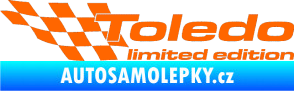 Samolepka Toledo limited edition levá Fluorescentní oranžová
