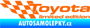Samolepka Toyota limited edition levá Fluorescentní oranžová