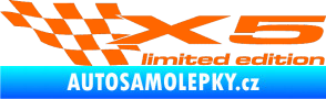 Samolepka X5 limited edition levá Fluorescentní oranžová