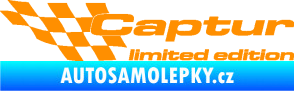Samolepka Captur limited edition levá oranžová