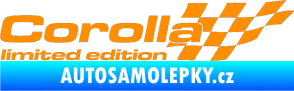 Samolepka Corolla limited edition pravá oranžová