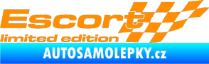 Samolepka Escort limited edition pravá oranžová
