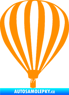 Samolepka Horkovzdušný balón 001  oranžová