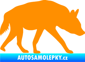 Samolepka Hyena 001 pravá oranžová