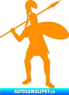Samolepka Římský voják pravá oranžová
