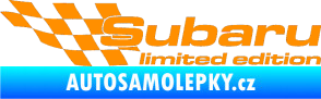 Samolepka Subaru limited edition levá oranžová