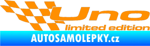 Samolepka Uno limited edition levá oranžová