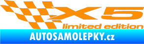Samolepka X5 limited edition levá oranžová