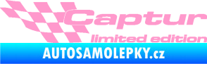 Samolepka Captur limited edition levá světle růžová