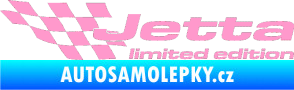 Samolepka Jetta limited edition levá světle růžová
