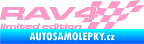 Samolepka RAV4 limited edition pravá světle růžová