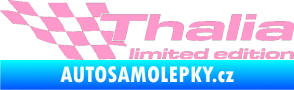 Samolepka Thalia limited edition levá světle růžová