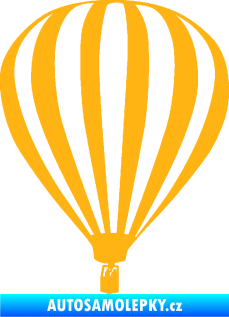 Samolepka Horkovzdušný balón 001  světle oranžová