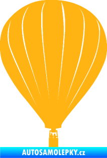 Samolepka Horkovzdušný balón 002 světle oranžová