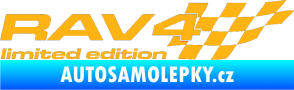 Samolepka RAV4 limited edition pravá světle oranžová