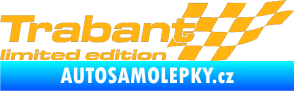 Samolepka Trabant limited edition pravá světle oranžová