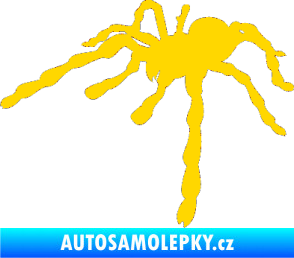 Samolepka Pavouk 013 - levá jasně žlutá