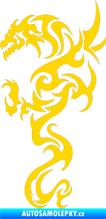 Samolepka Dragon 019 levá jasně žlutá