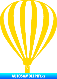 Samolepka Horkovzdušný balón 001  jasně žlutá