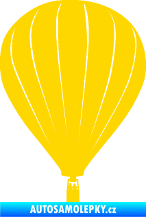 Samolepka Horkovzdušný balón 002 jasně žlutá